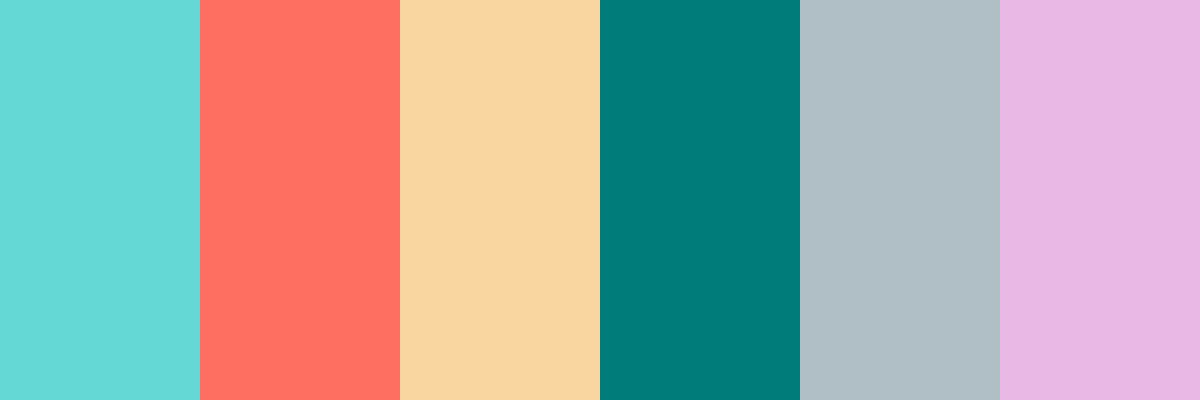#64d8d5 - AI Color Palette | HueHive